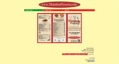 Desktop Screenshot of mainlinepizzeria.com